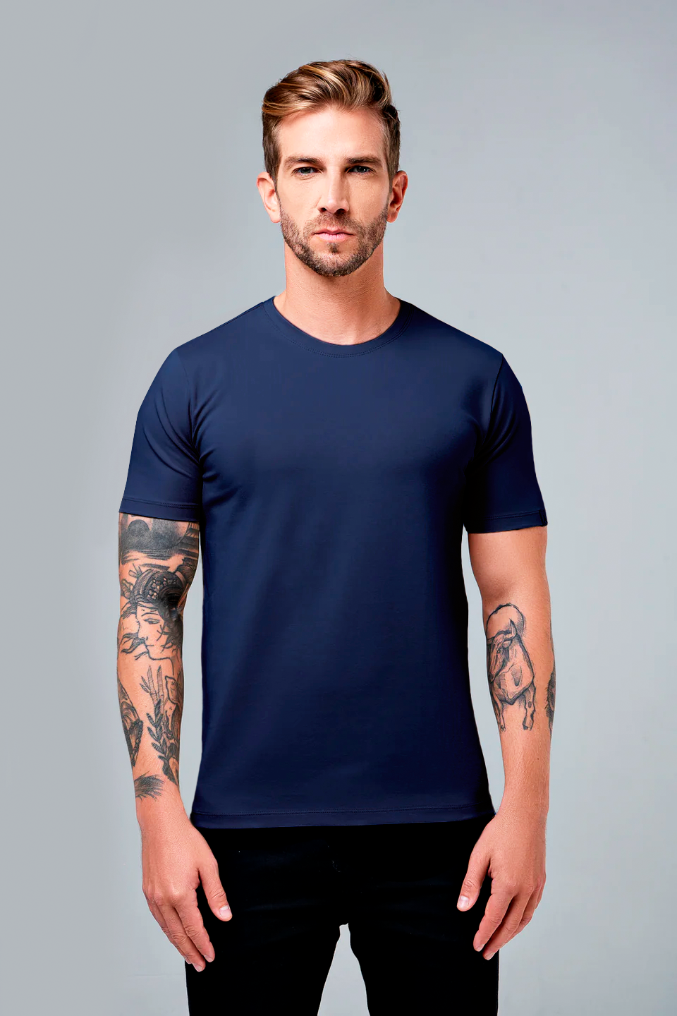 Camiseta Manga Curta Algodão Egipcio