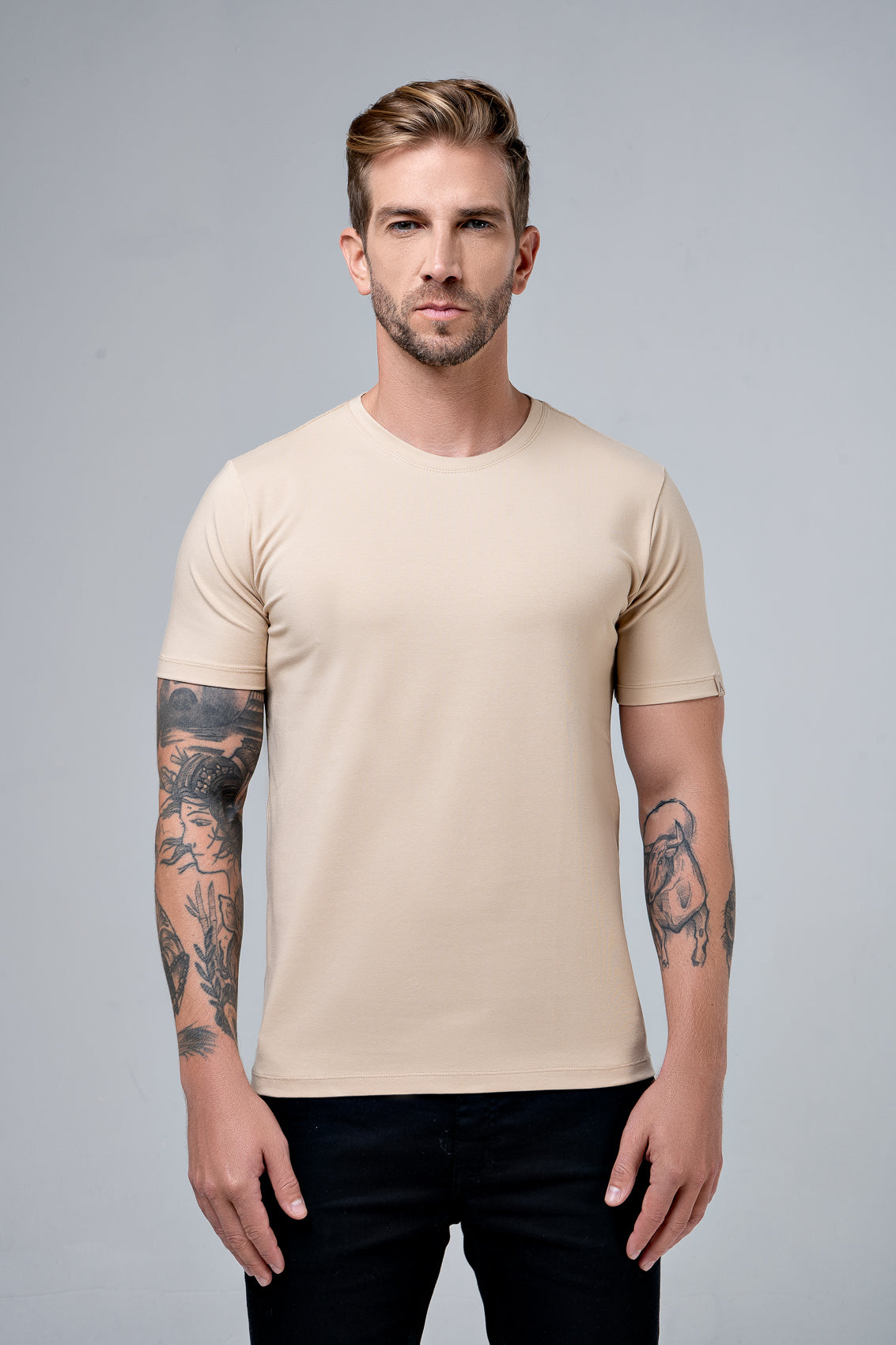 Camiseta Manga Curta Algodão Egipcio