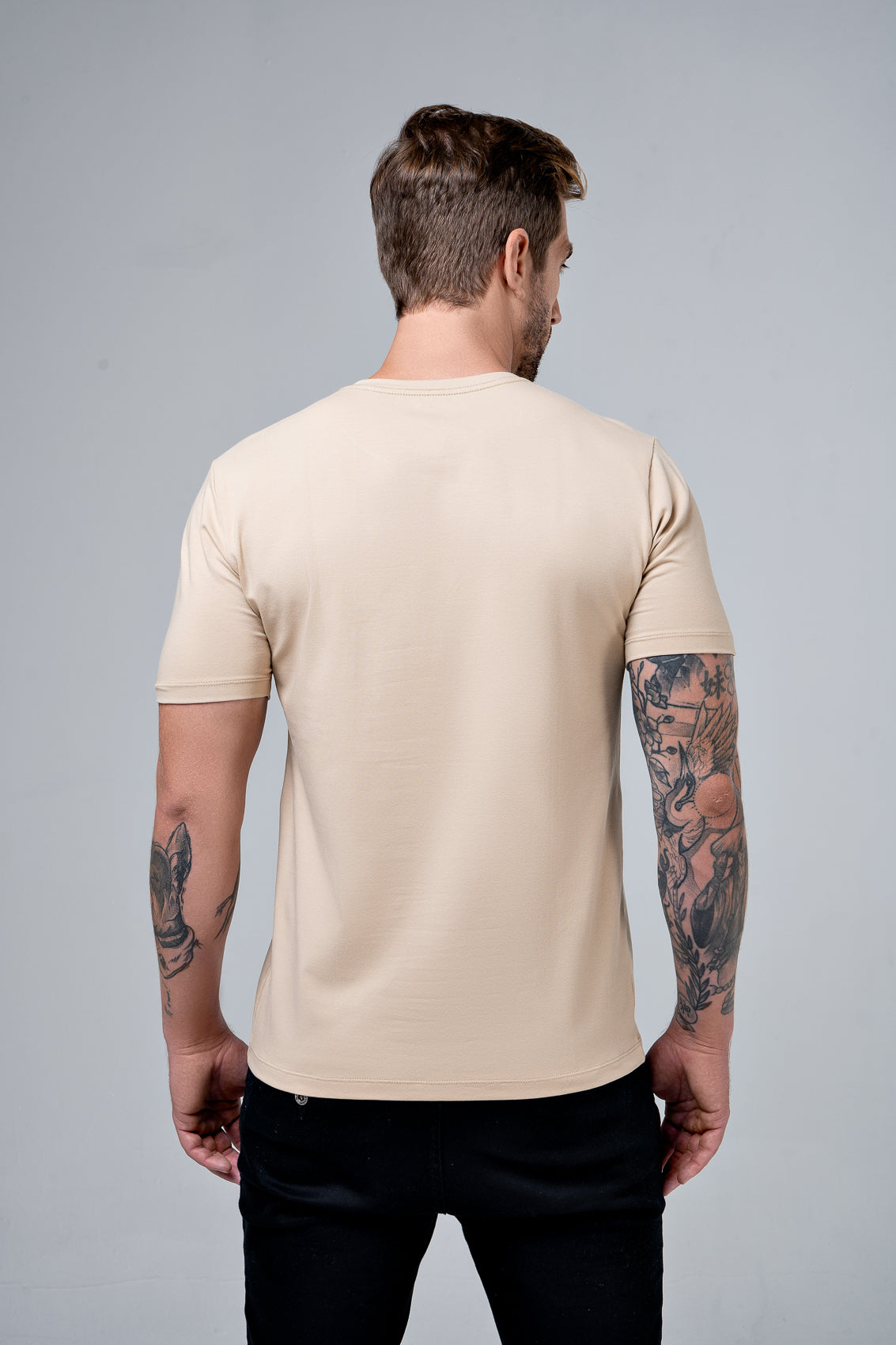 Camiseta Manga Curta Algodão Egipcio