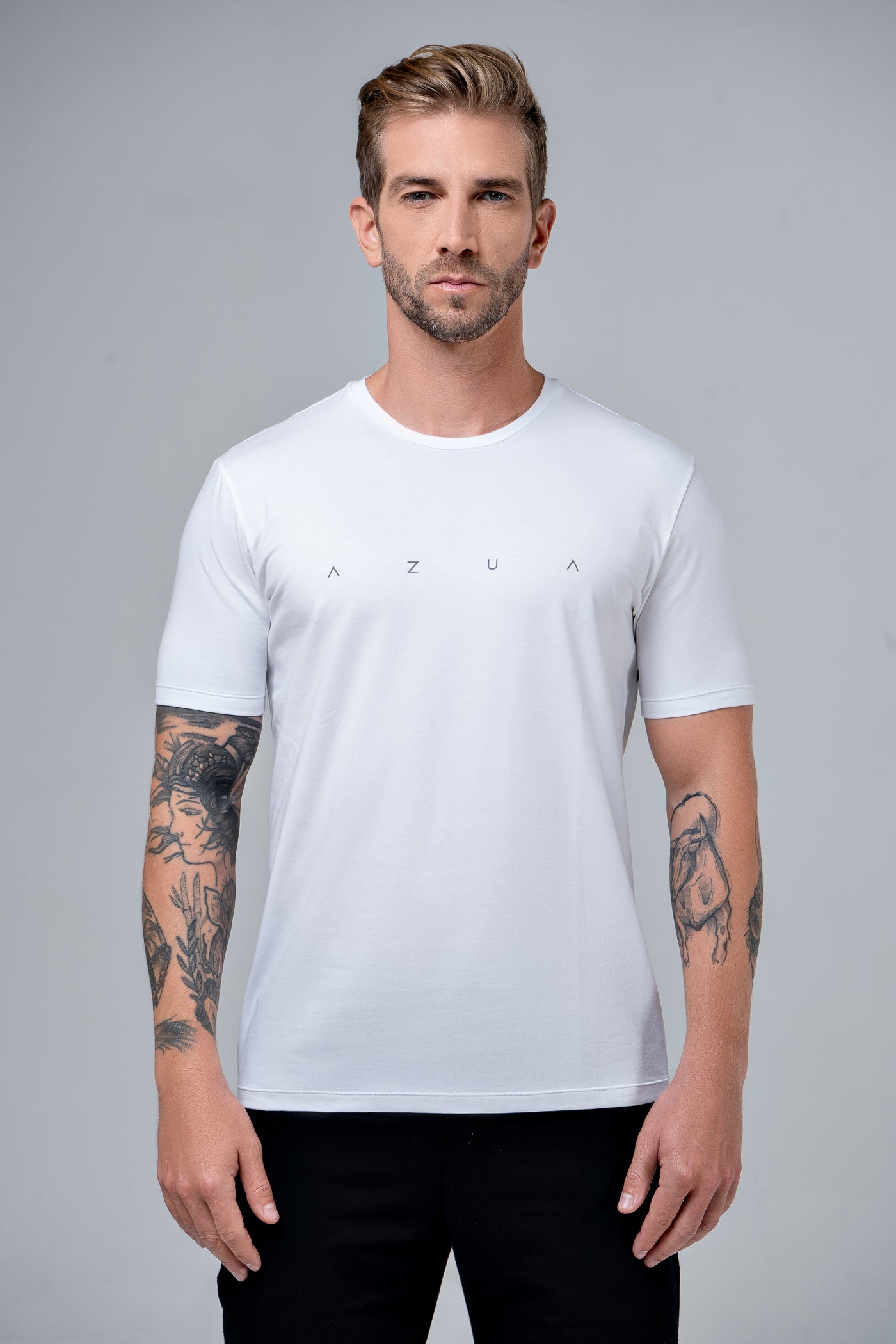 Camiseta Manga Curta Toque PIMA Logo Azua