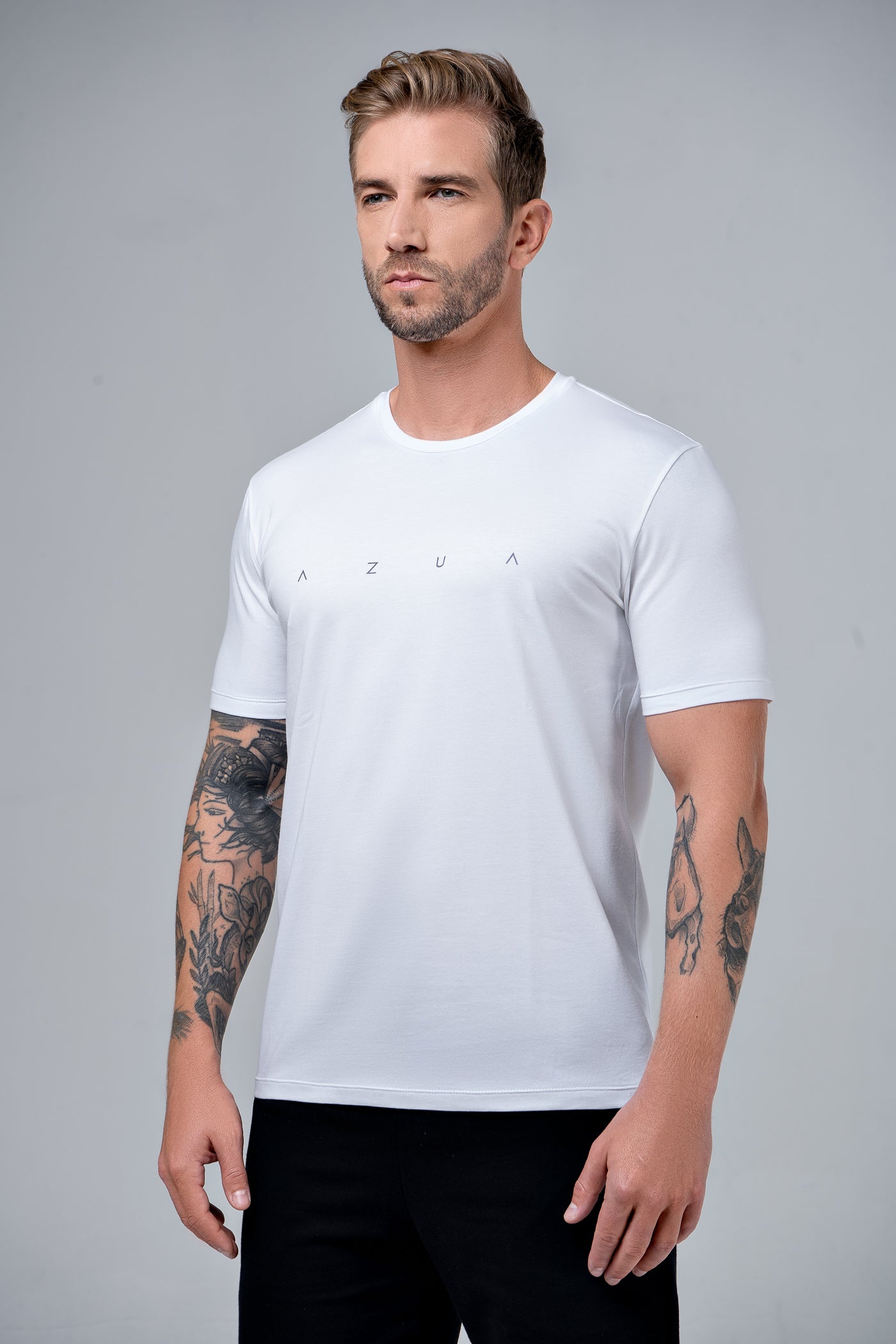 Camiseta Manga Curta Toque PIMA Logo Azua