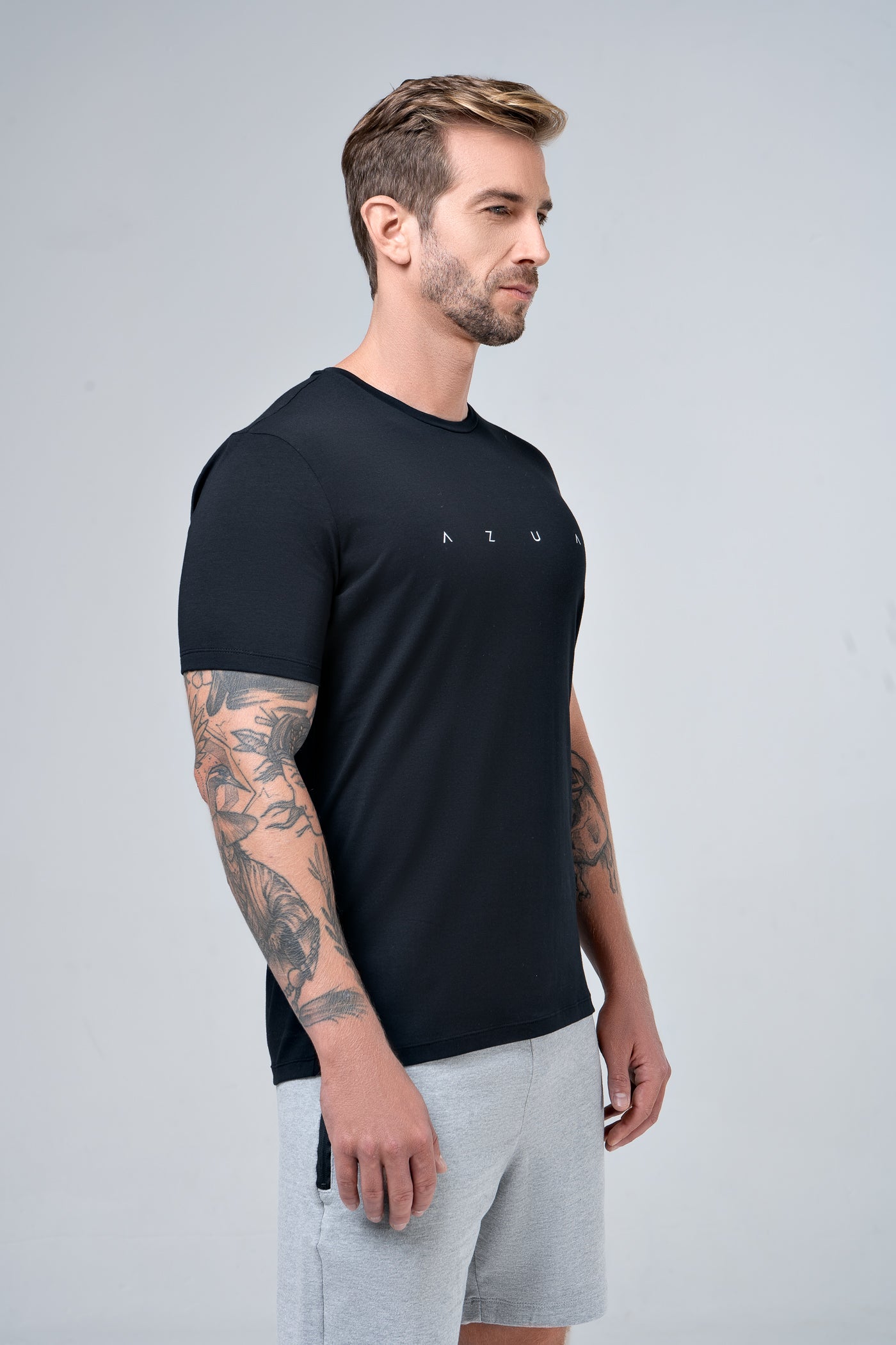 Camiseta Manga Curta Toque PIMA Logo Azua