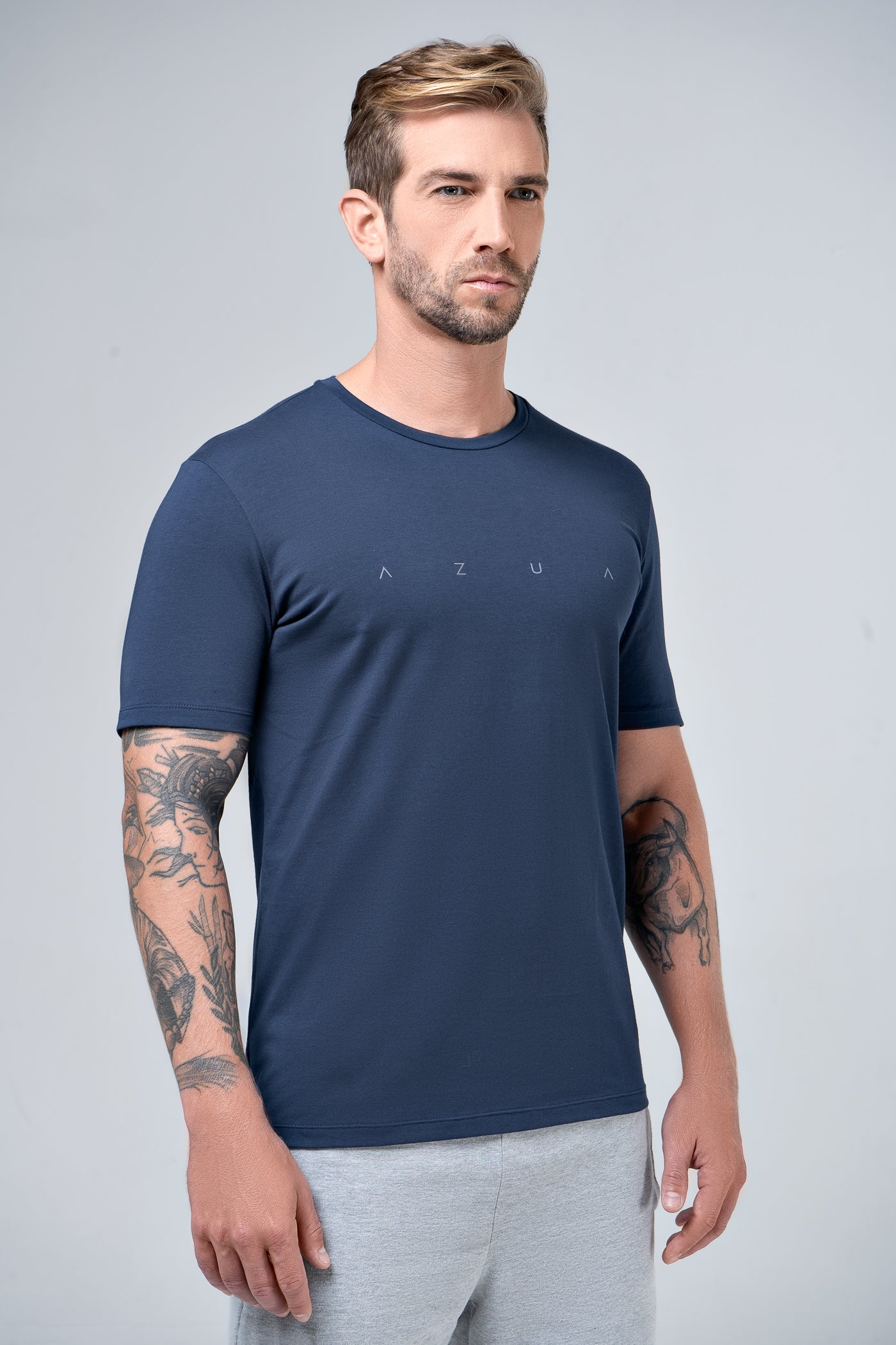 Camiseta Manga Curta Toque PIMA Logo Azua