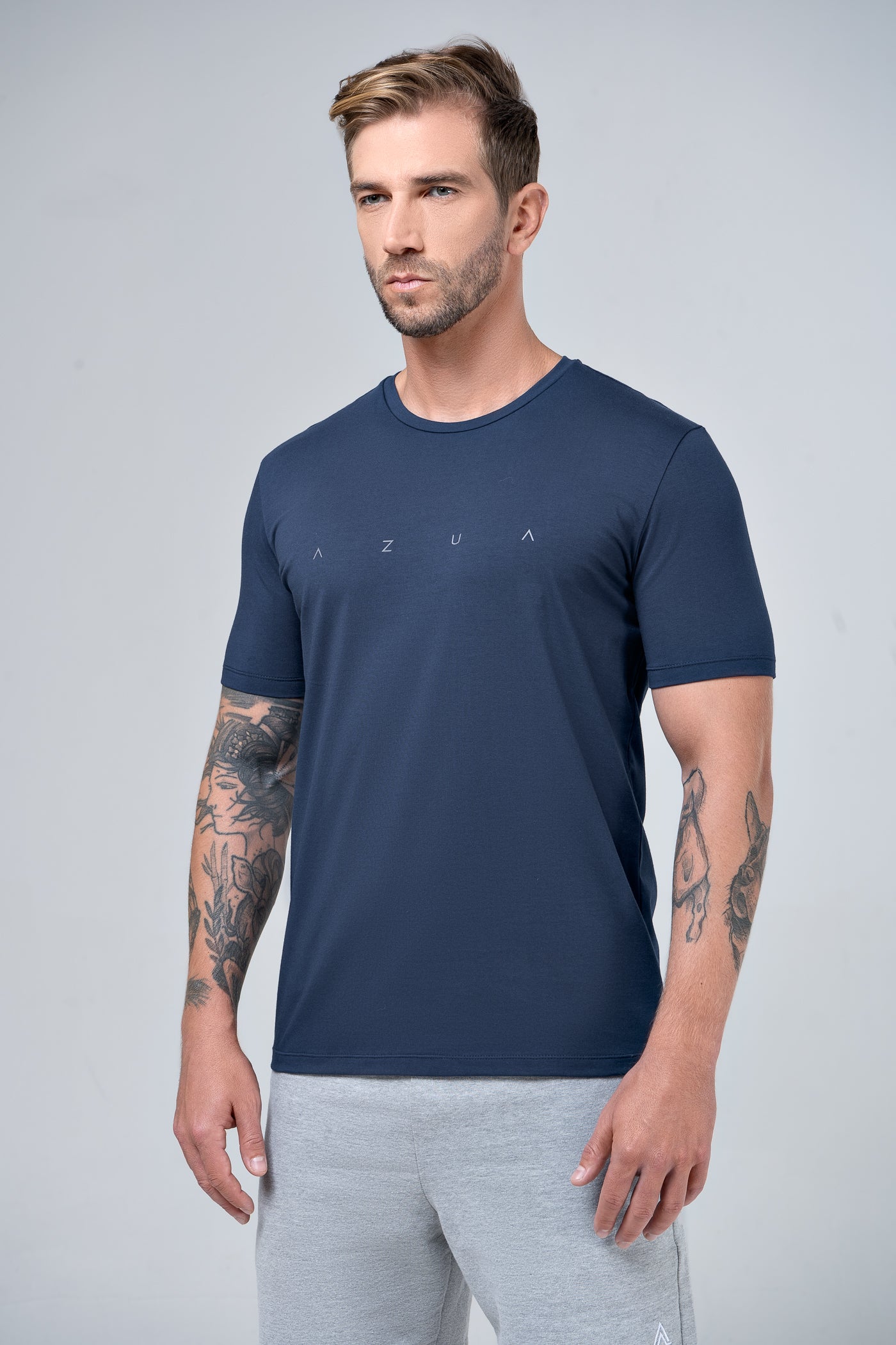 Camiseta Manga Curta Toque PIMA Logo Azua