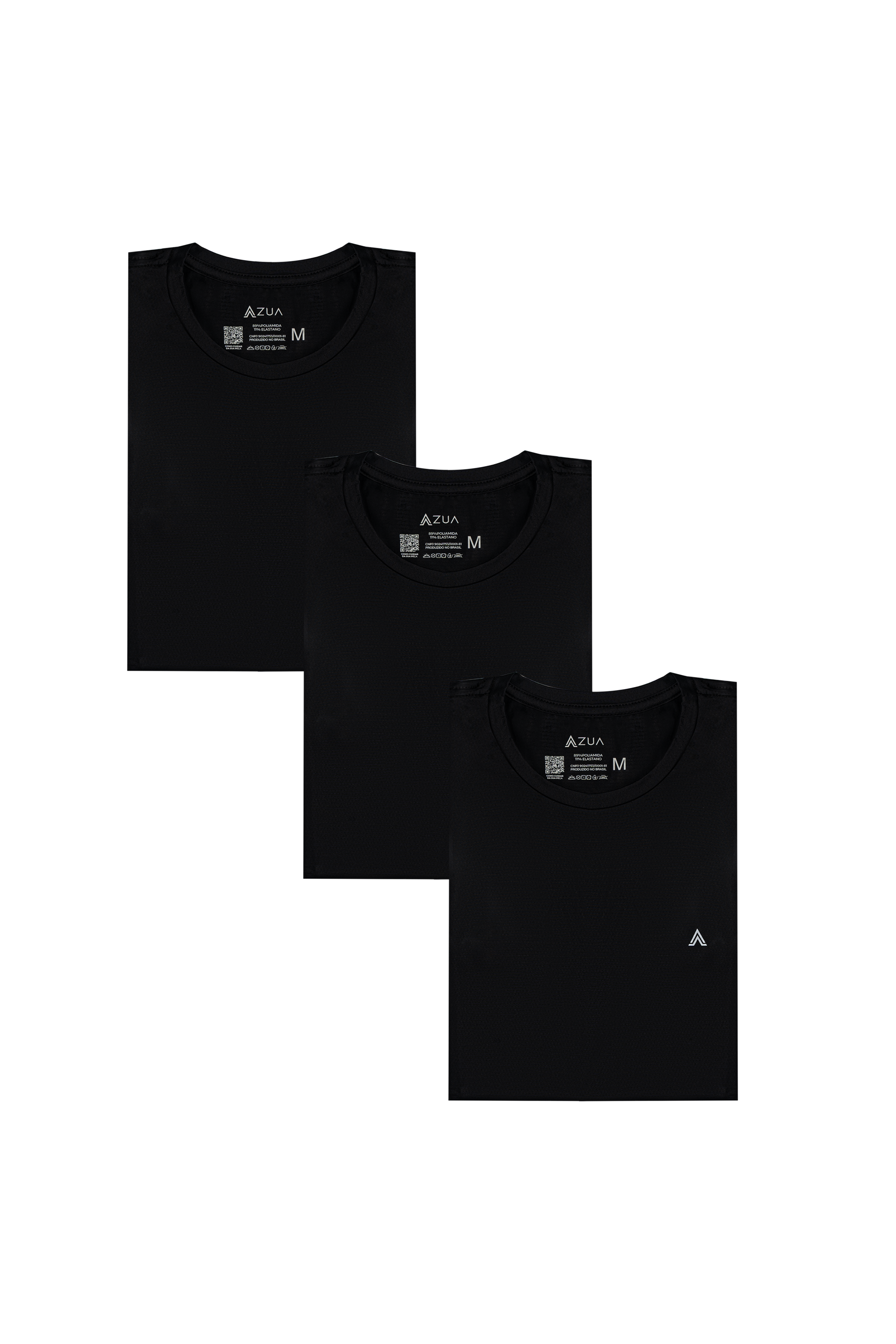 Kit 3 Peças - Camiseta Manga Curta Cool-Tech