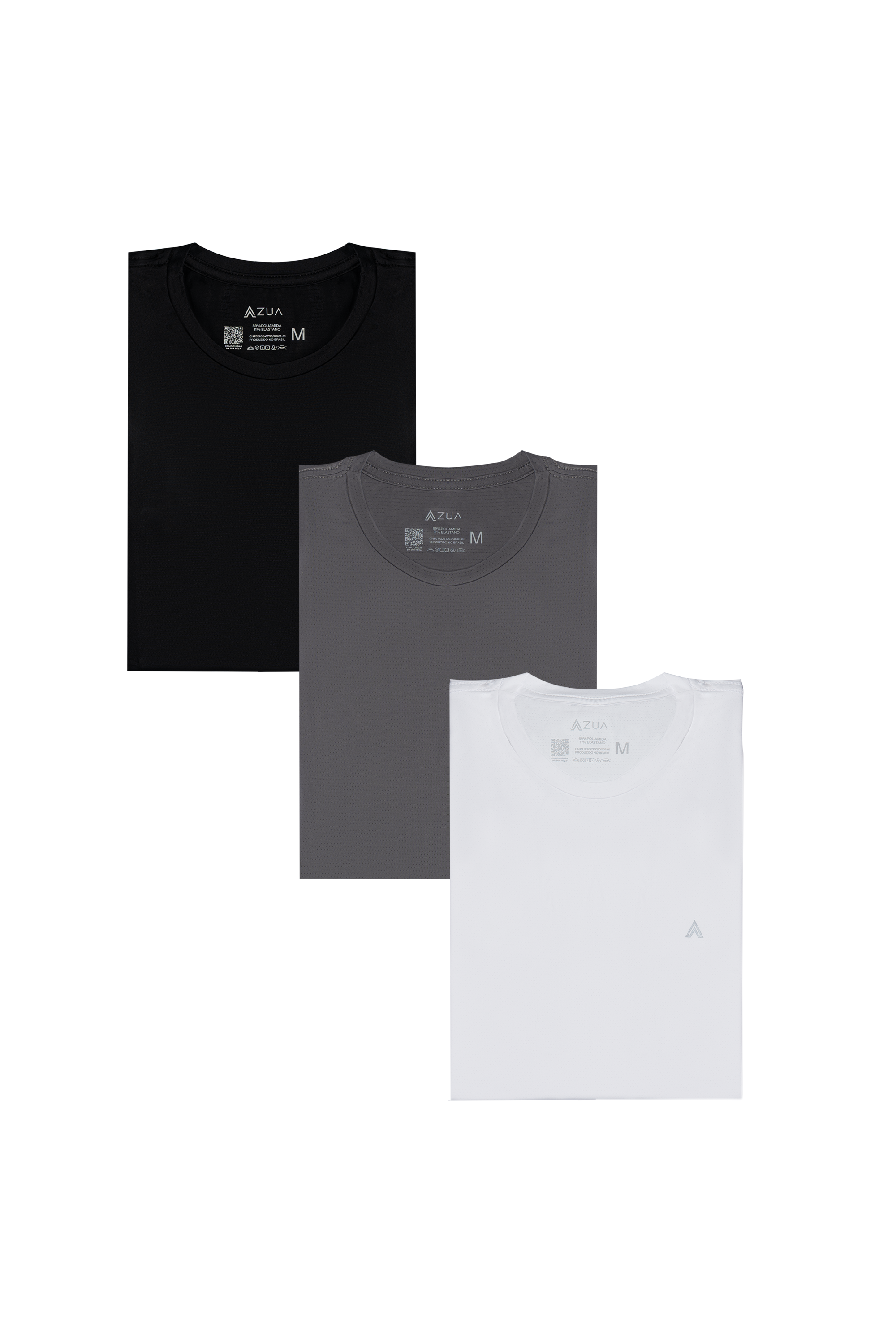 Kit 3 Peças - Camiseta Manga Curta Cool-Tech
