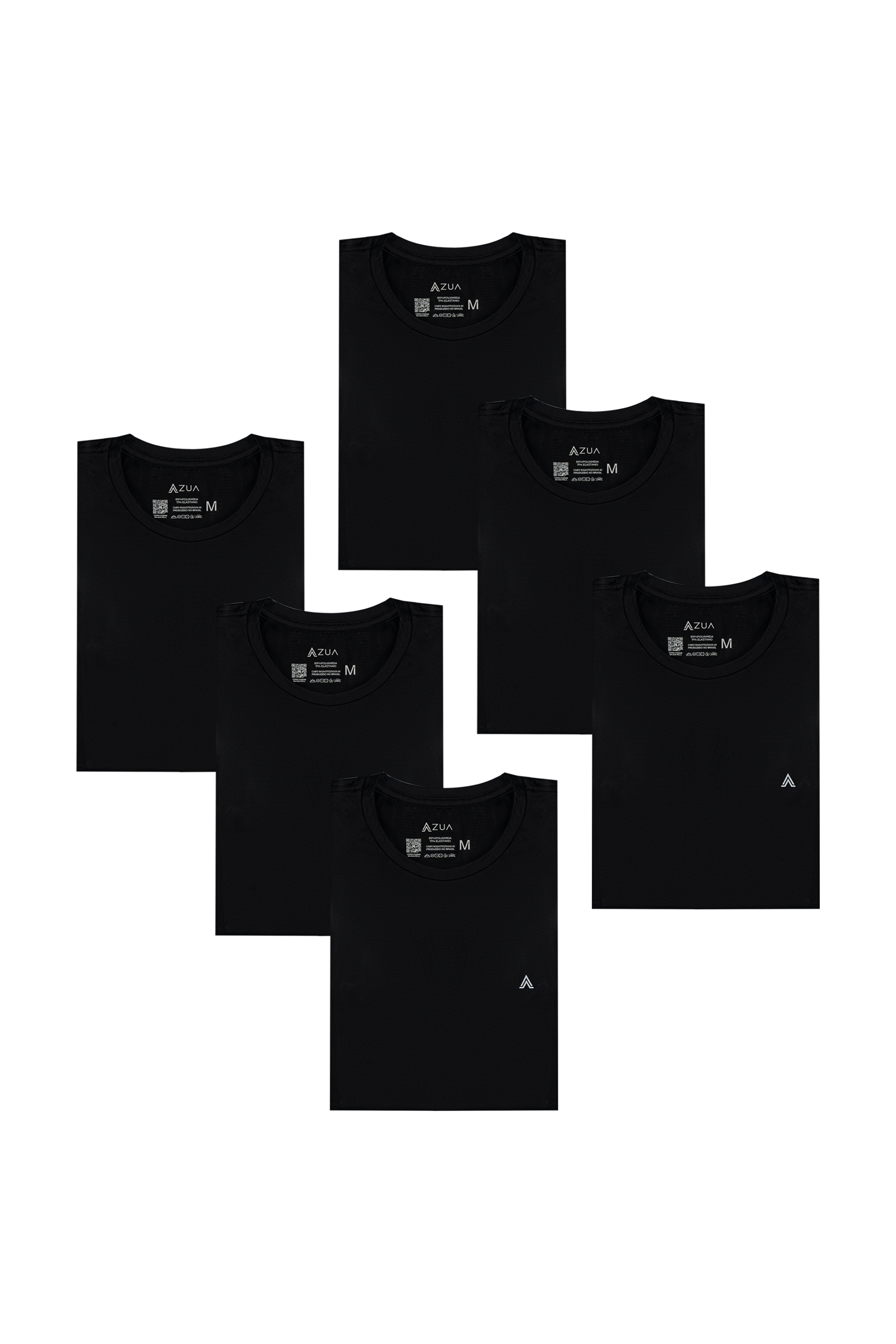 Kit 6 Peças - Camiseta Manga Curta Cool-Tech